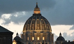Petersdom in Rom - Blick auf die Kuppel